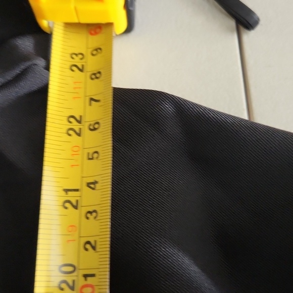 Shein Dress Size 2xl Curve Black Long Sleeve Dress Wrap Design and Deep V-Neck - Picture 7 of 7